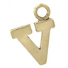 3mm Gold Fill Initial Charm Waterproof Bracelet - 7" - Zinnias Gift Boutique