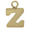 3mm Gold Fill Initial Charm Waterproof Bracelet - 7" - Zinnias Gift Boutique