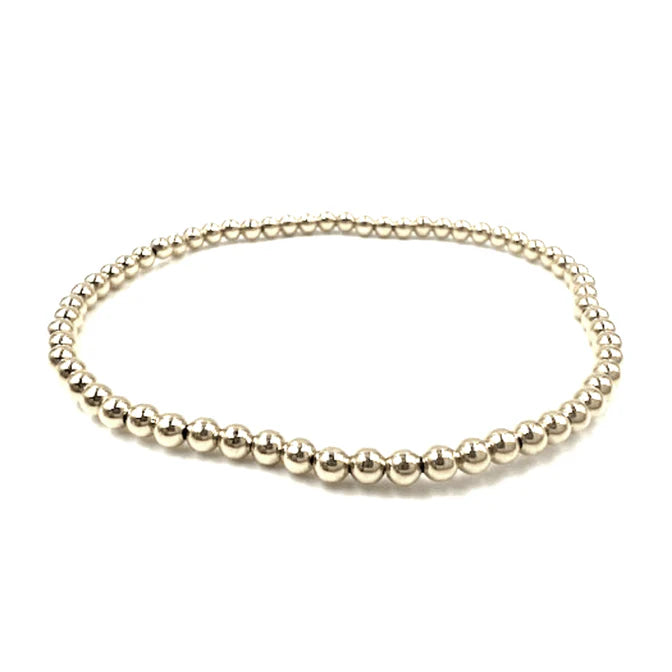 3mm Gold Filled Karma Waterproof Bracelet - 7" - Zinnias Gift Boutique