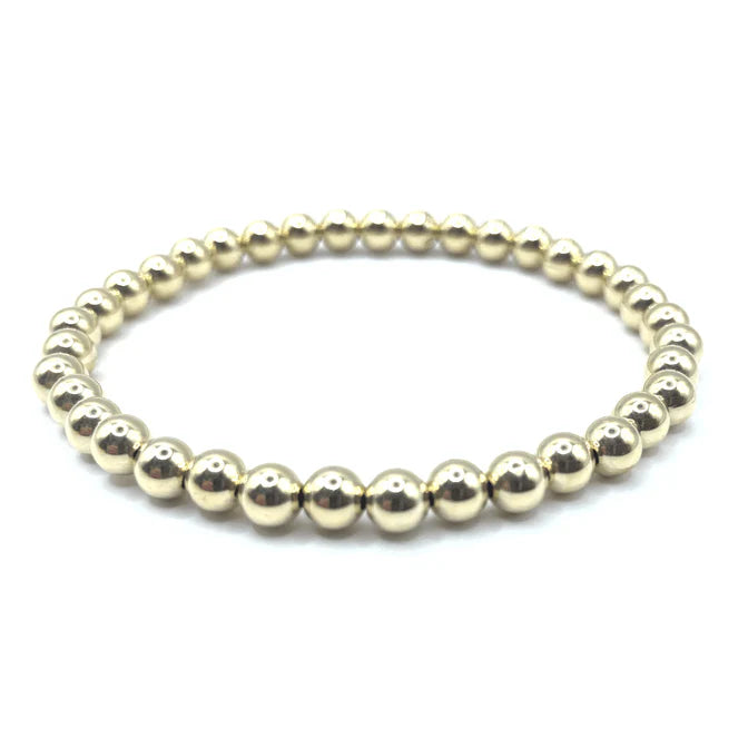 5mm Waterproof 14k Gold Filled Karma Bracelet - 7" - Zinnias Gift Boutique