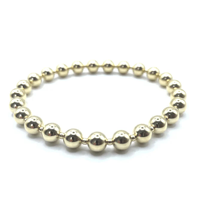 6mm+2mm+6mm GF Waterproof Dimension Bracelet - 7" - Zinnias Gift Boutique