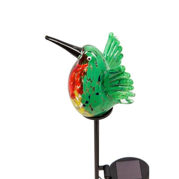 23” Solar Garden Stake Hummingbird - Zinnias Gift Boutique