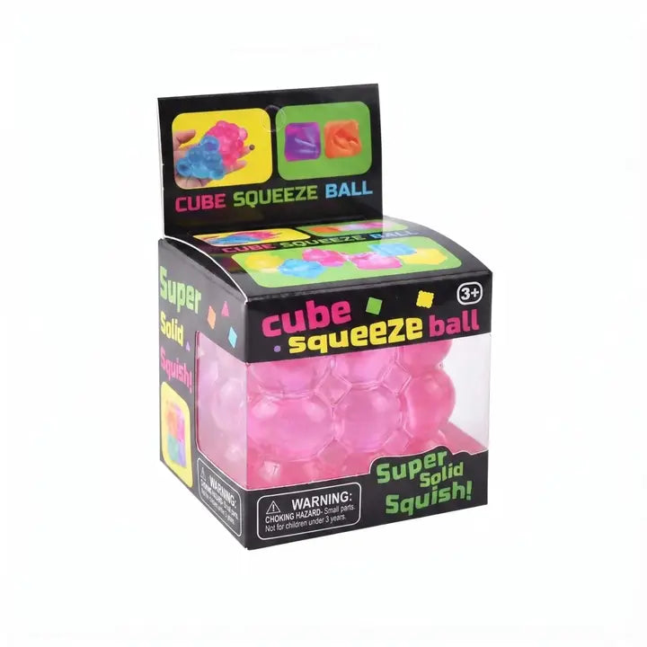 Auraquise Nice Cube Sensory toy with colorful textured surfaces, designed for tactile stimulation and stress relief.