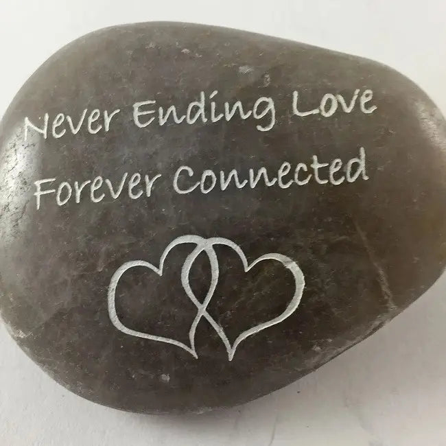Inspirational Rock- Never Ending Love Forever Connected - Zinnias Gift Boutique