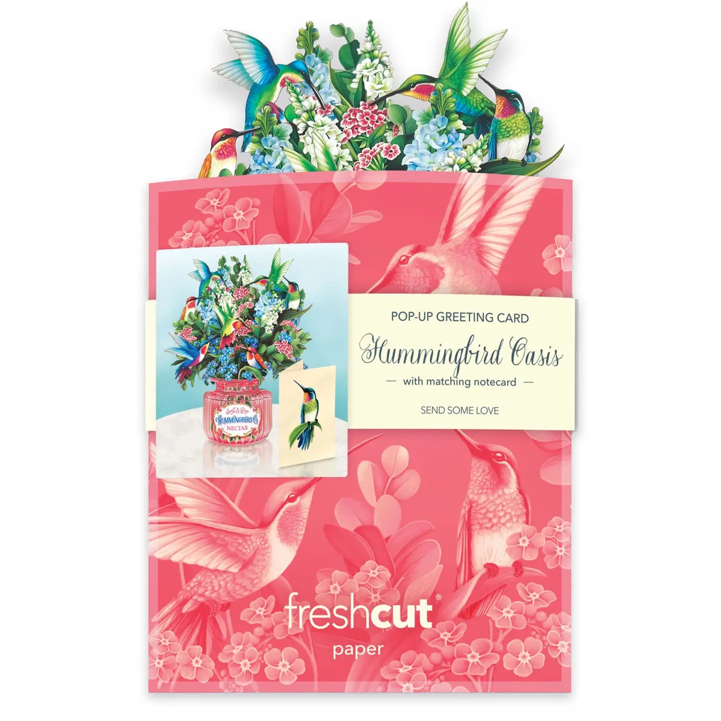 Mini Freshcut Bouquet Cards - Zinnias Gift Boutique