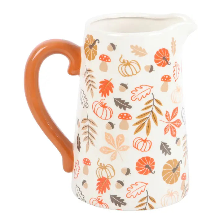 Flower/Water Autumn Pitcher - Zinnias Gift Boutique