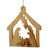 Large Stable w/Nativity - 3"