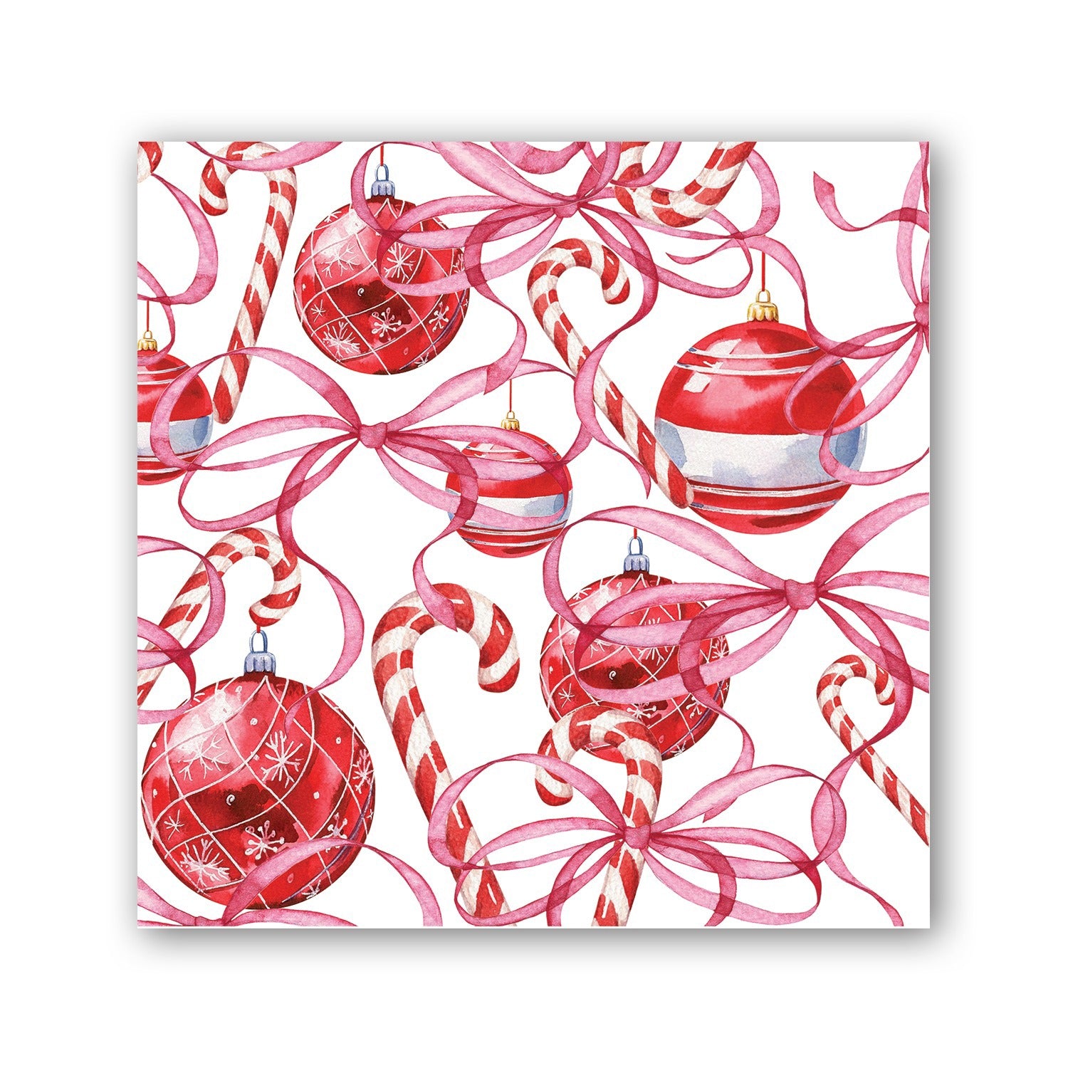Peppermint Cocktail Napkin - Zinnias Gift Boutique