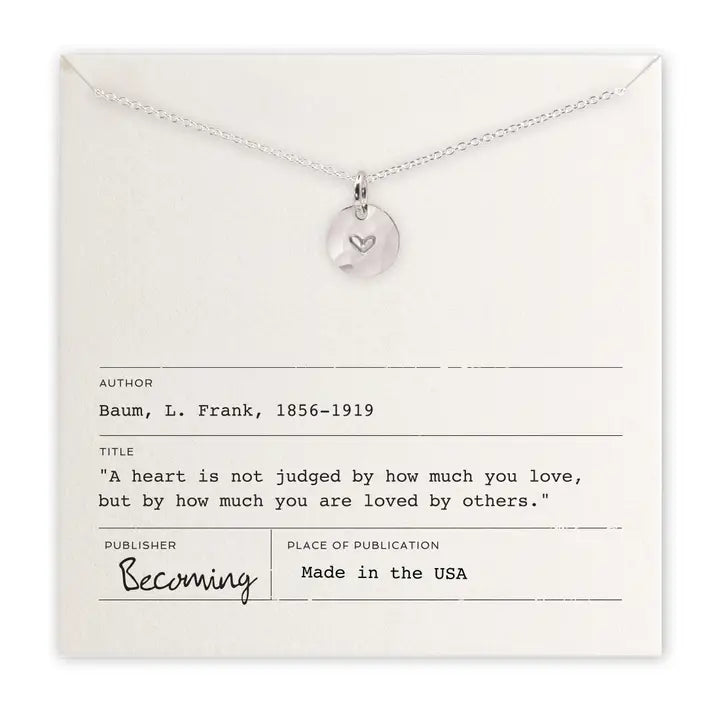 Heart Necklace - Zinnias Gift Boutique