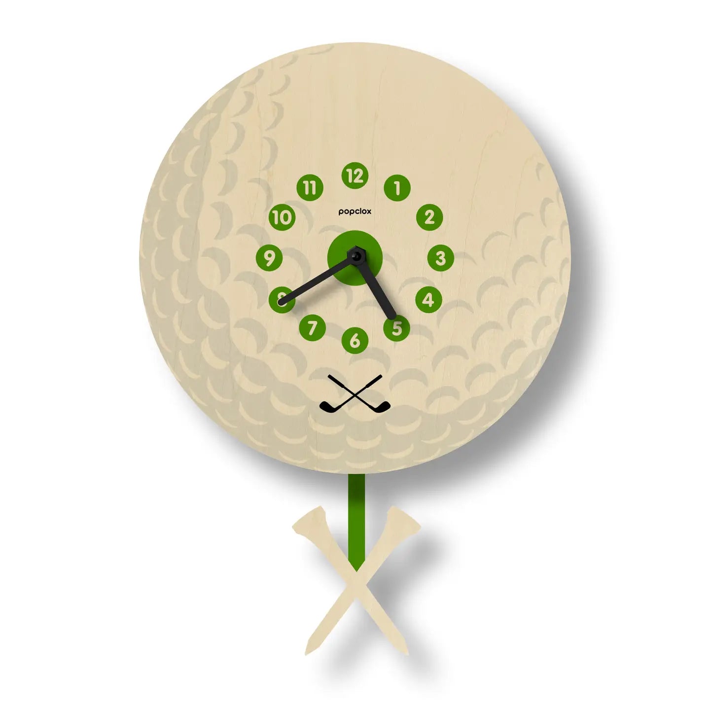 Golf Pendulum Clock - Zinnias Gift Boutique