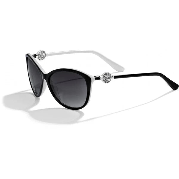 Ferrara Black White Sunglasses - Zinnias Gift Boutique