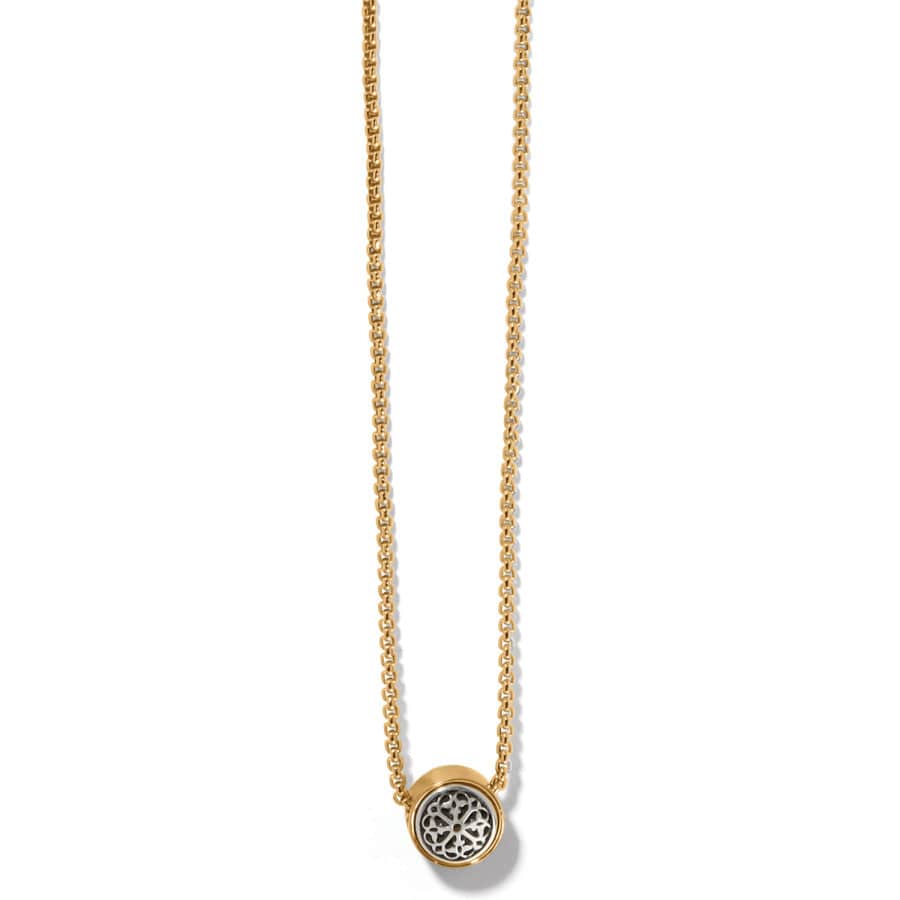 Ferrara Two Tone Luce Mini Pendant Necklace - Zinnias Gift Boutique