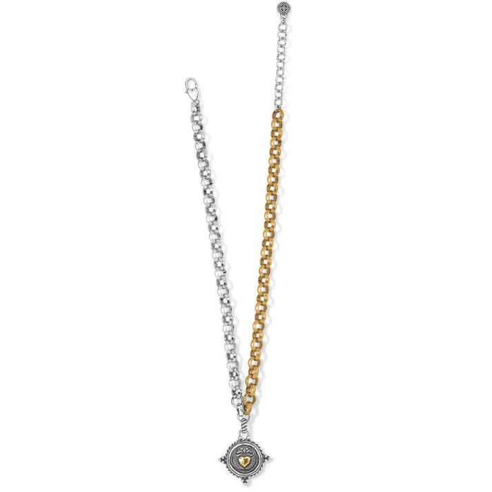 Ferrara Virtue Winged Heart Statement Necklace - Zinnias Gift Boutique