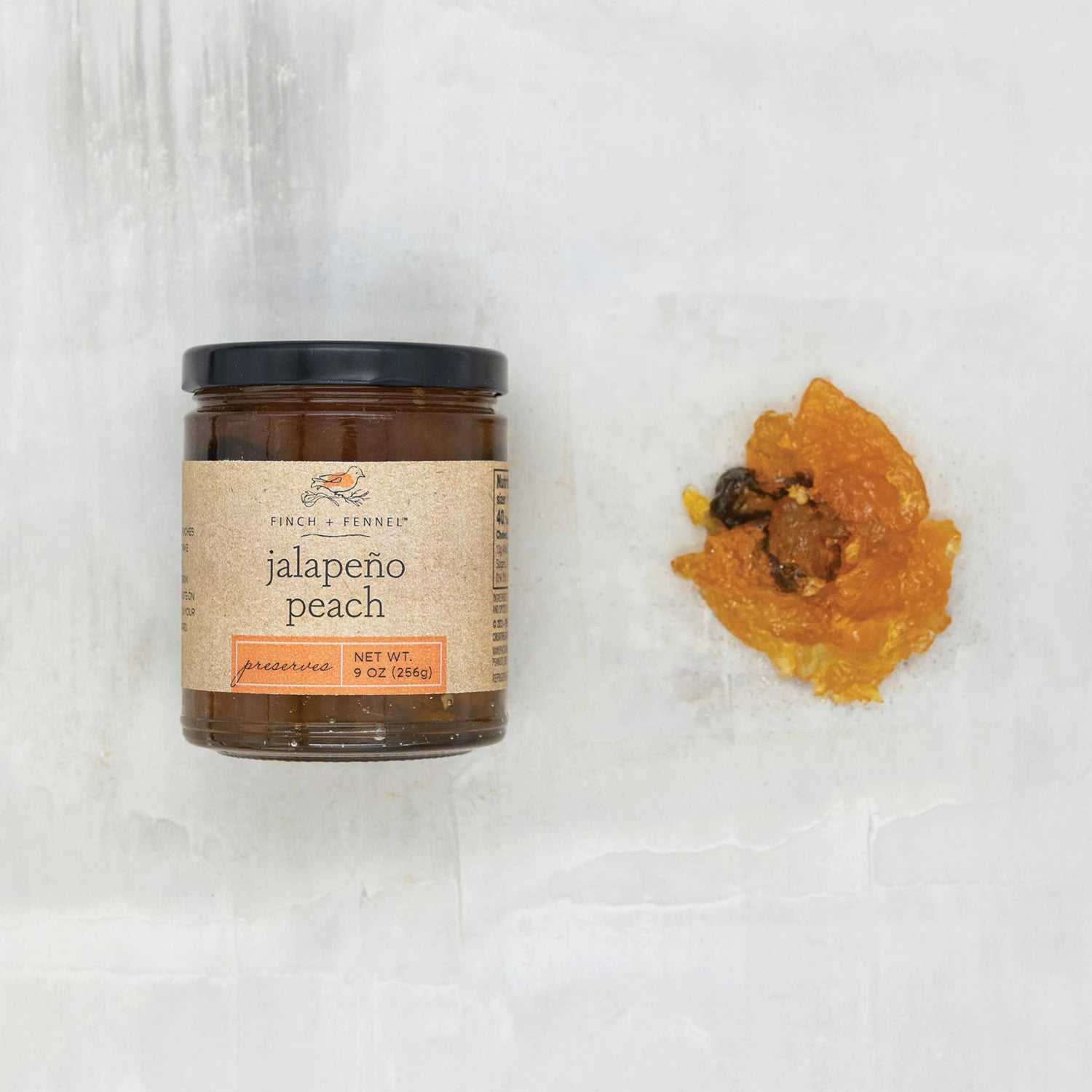 Jalapeño Peach Preserves 9oz - Zinnias Gift Boutique