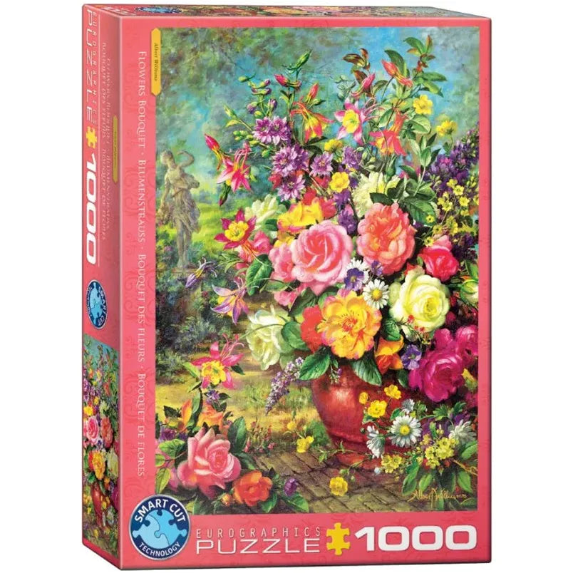Flower Bouquet by A.Williams 1000PC Puzzle  Eurographics - Zinnias Gift Boutique