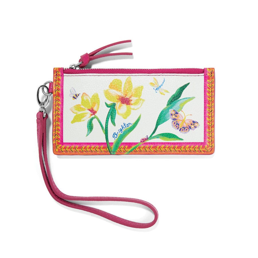 French Garden Card Pouch - Zinnias Gift Boutique