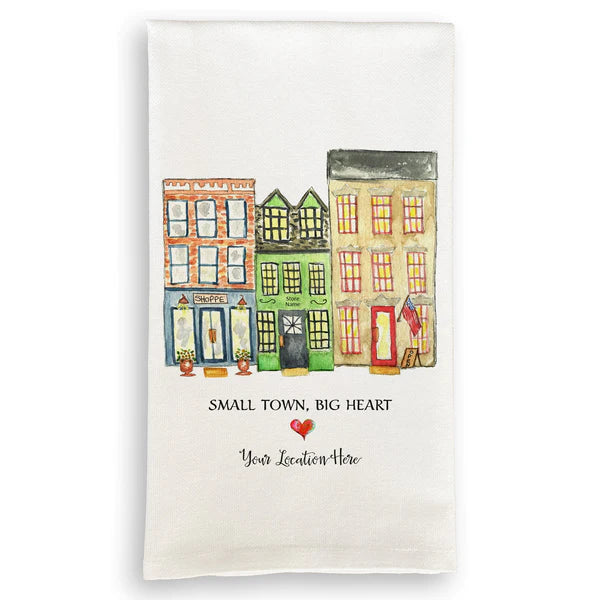 Small Town Big Heart with Location (Scotts Valley California) - Zinnias Gift Boutique