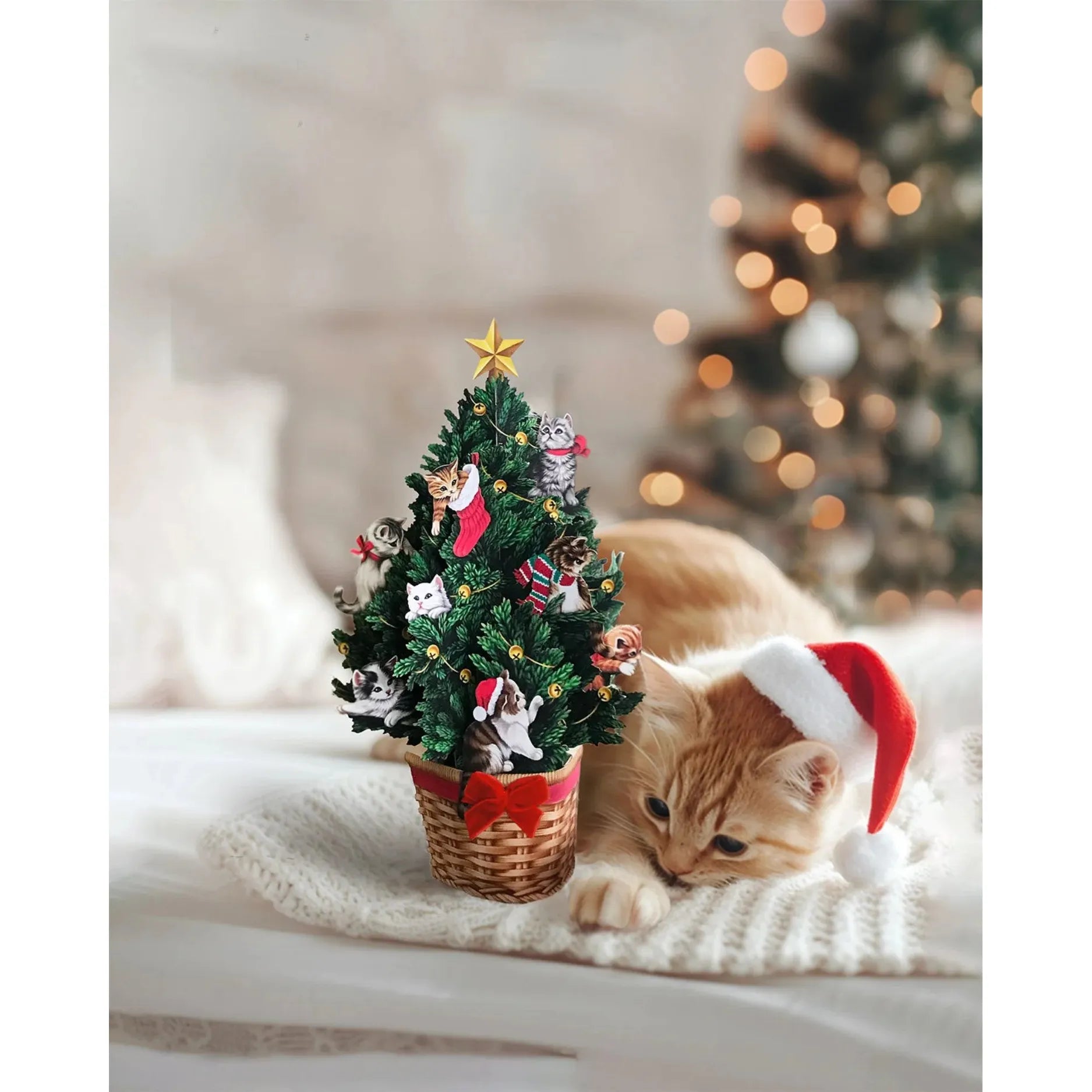 Mini holiday pop up cards - Zinnias Gift Boutique