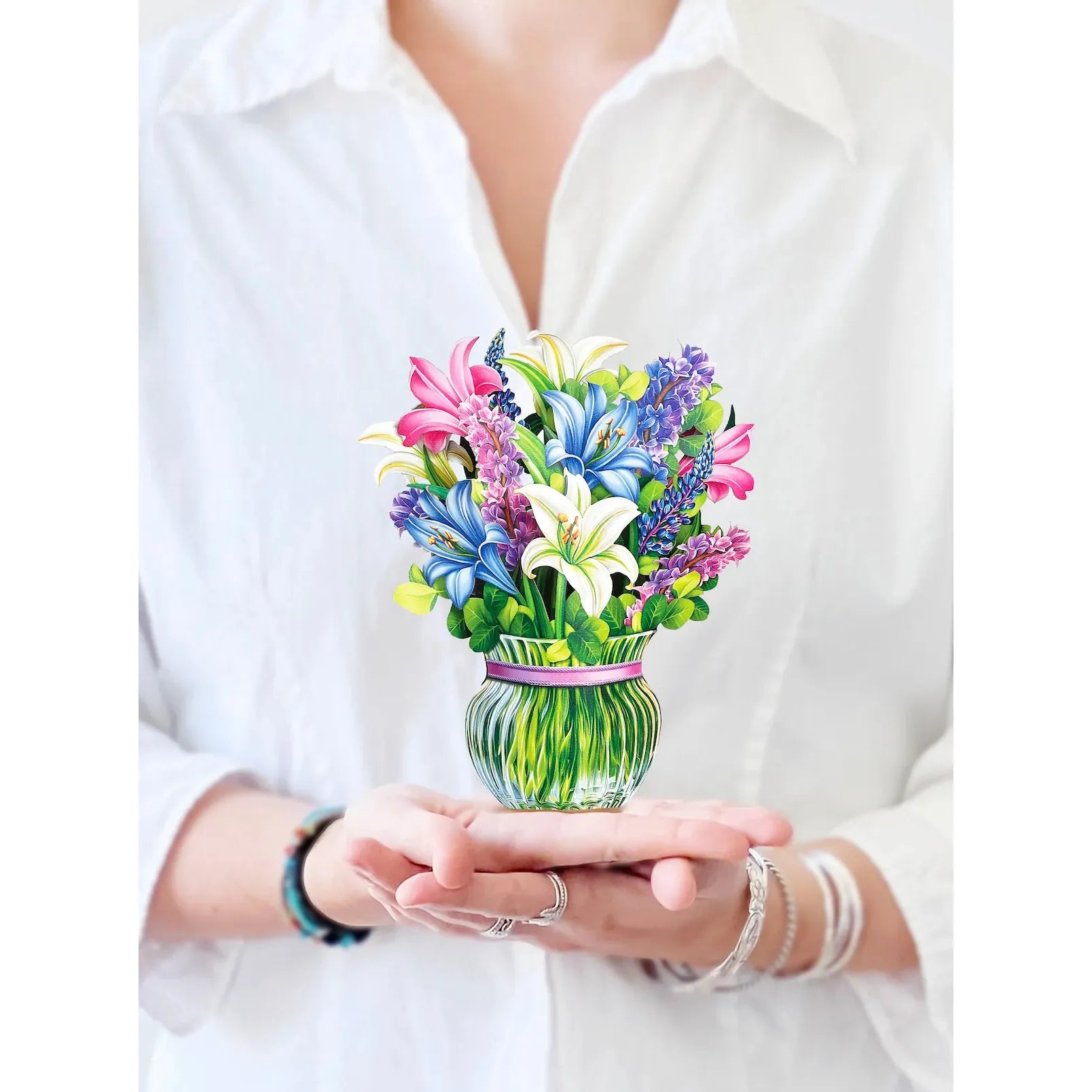 FreshCut Mini Popup Card - Zinnias Gift Boutique