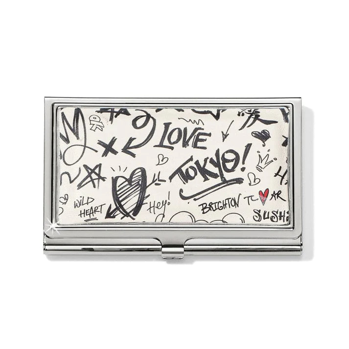 From Tokyo With Love Metal Card Case - Zinnias Gift Boutique