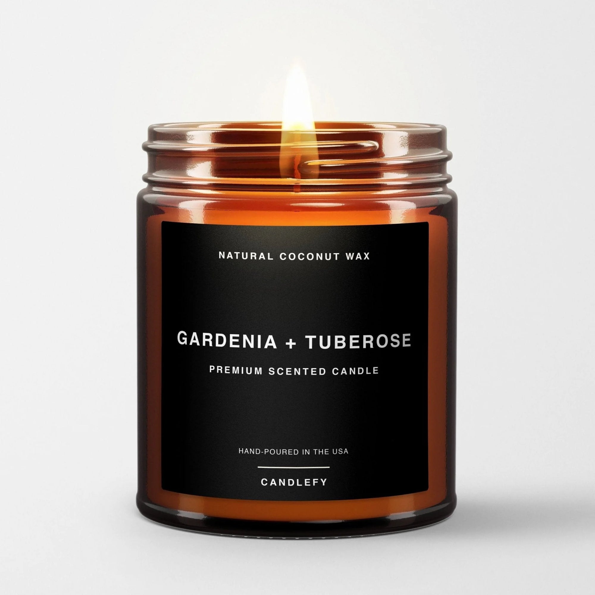 Gardenia Tuberose Premium Coconut Wax Candle - Zinnias Gift Boutique