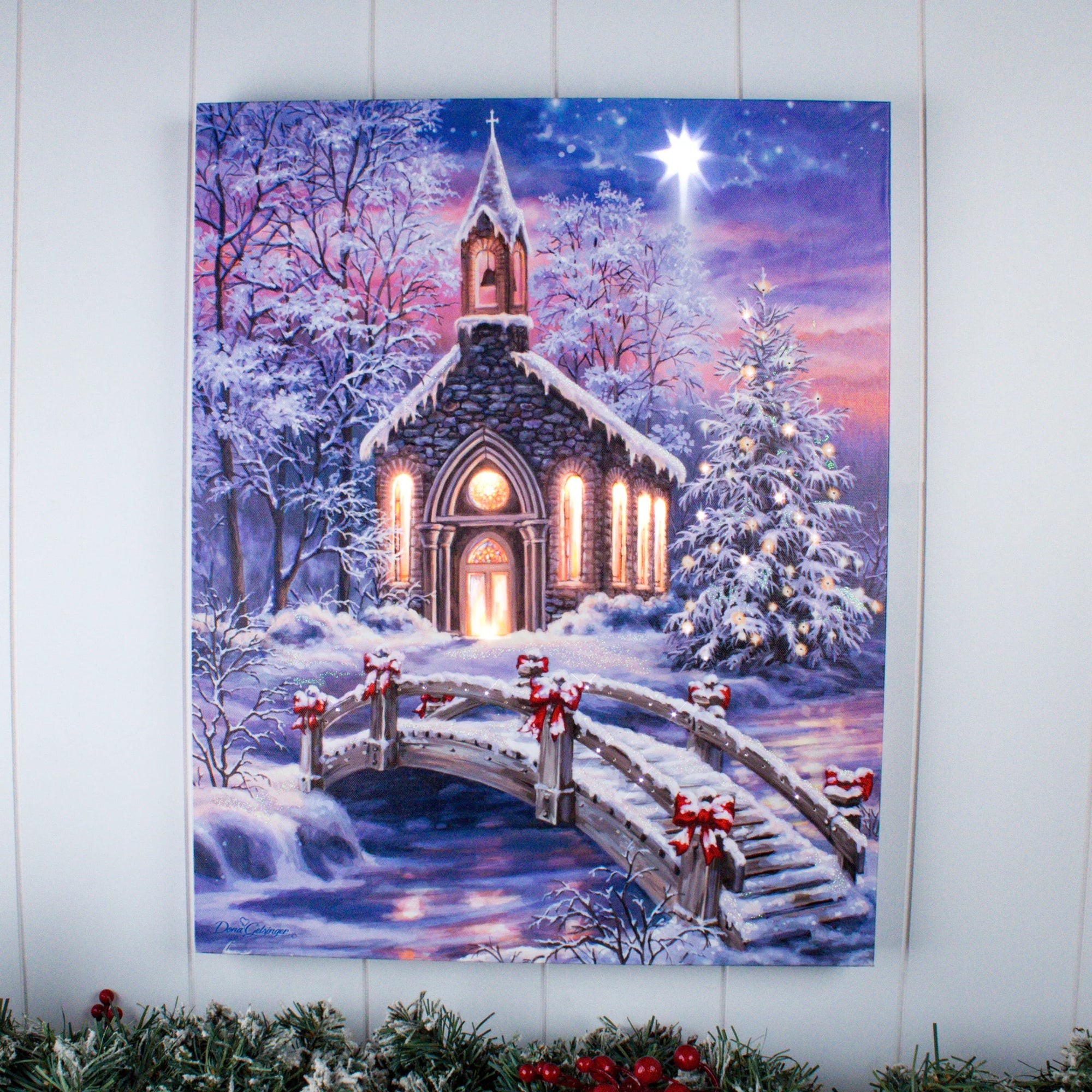 O Come Emmanuel Lighted Lg - Zinnias Gift Boutique