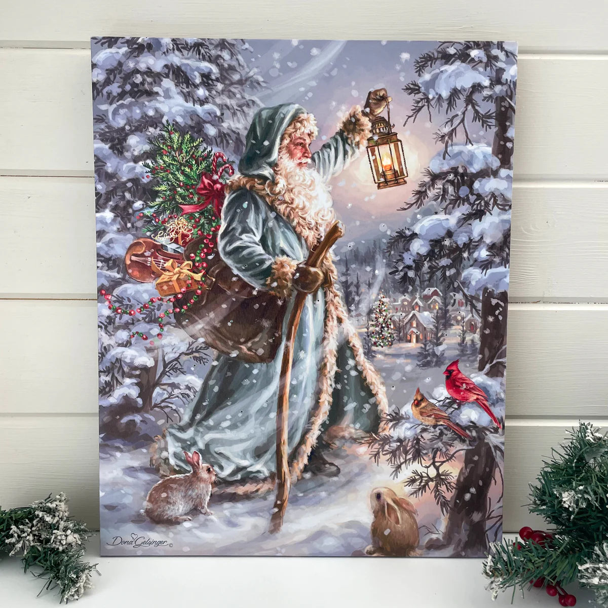Saint Nicholas Lighted - Zinnias Gift Boutique
