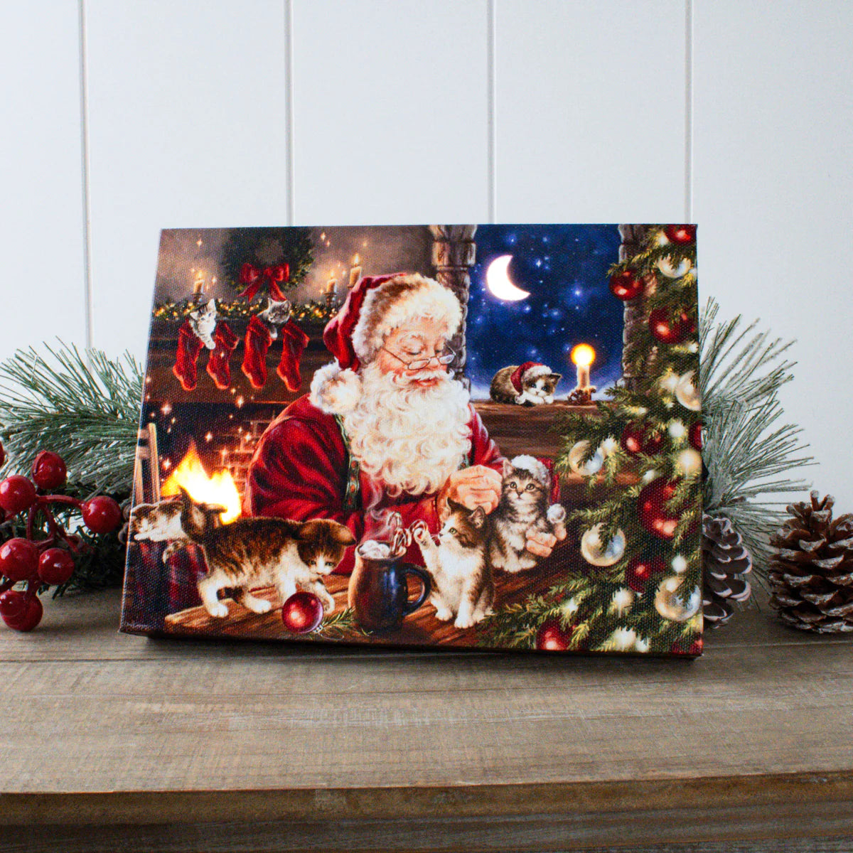 Santa's Furry Friends Mini Lighted - Zinnias Gift Boutique