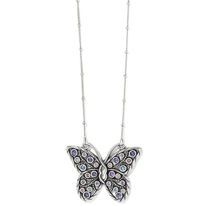 Halo Gems Monarch Butterfly Necklace - Zinnias Gift Boutique