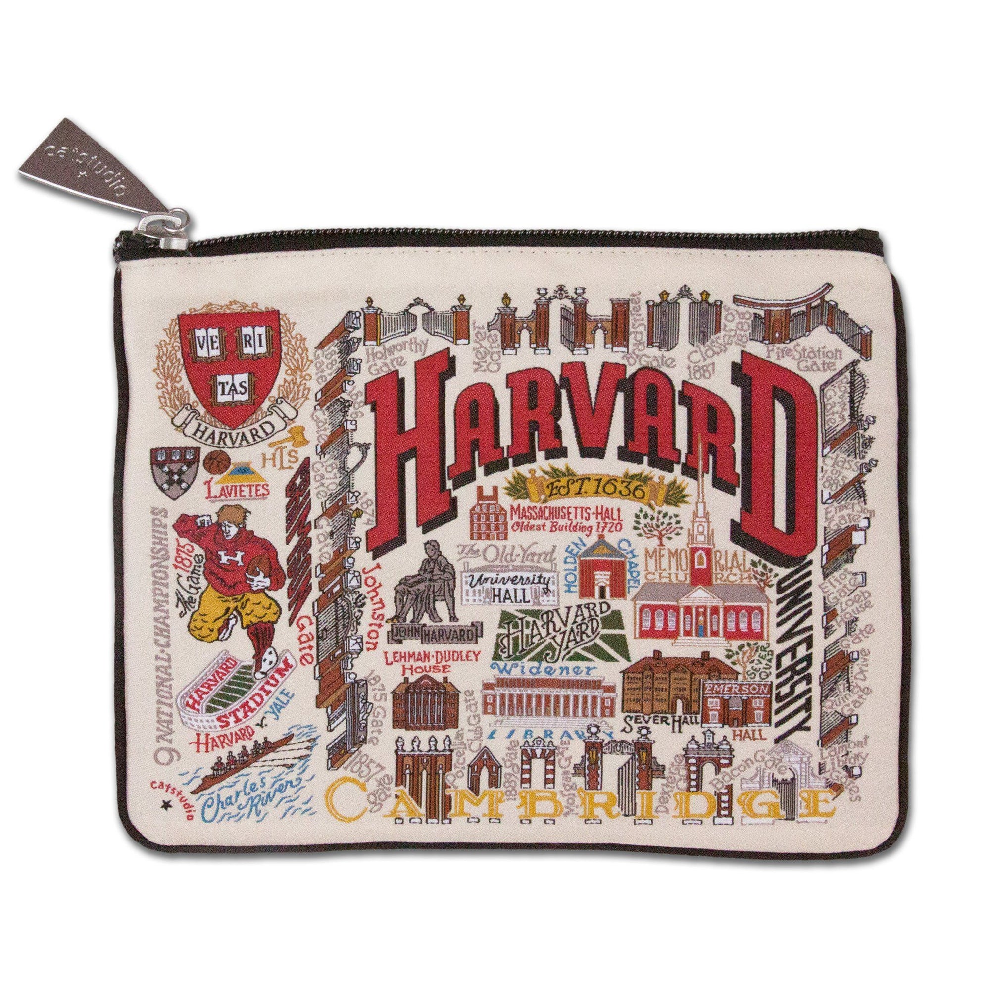 Collegiate Zipper Pouch - Zinnias Gift Boutique