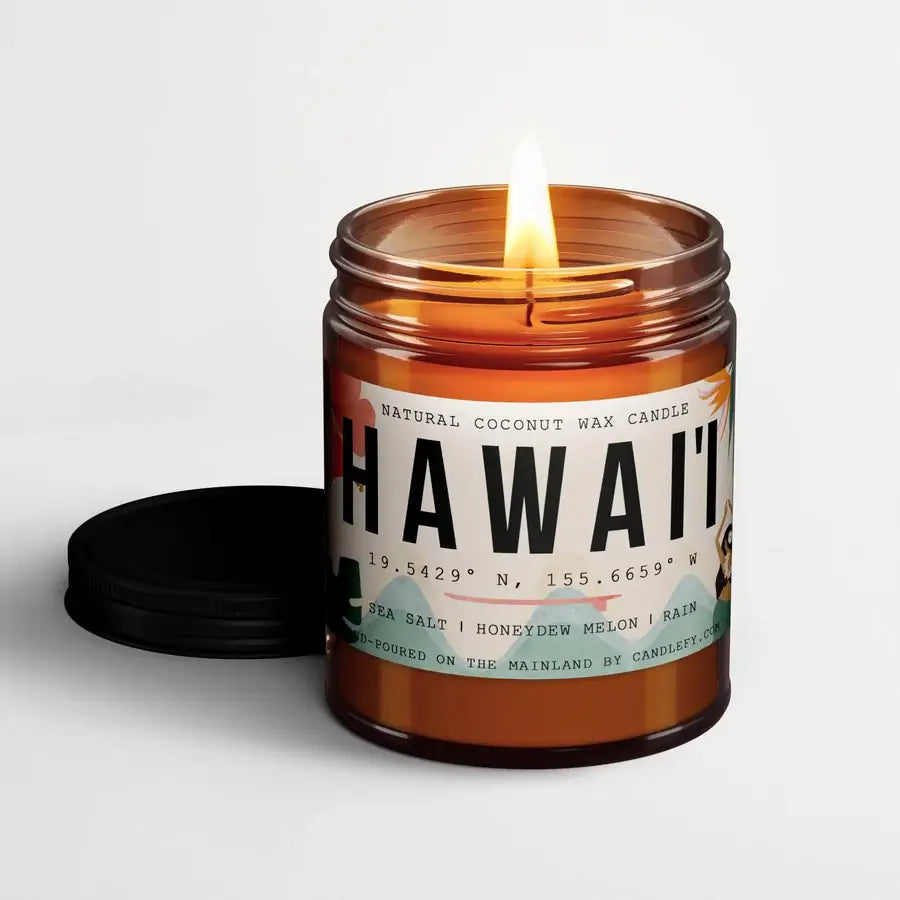 Coconut Wax Candle CA Made