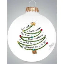 USA Made Painted Ornament - Zinnias Gift Boutique