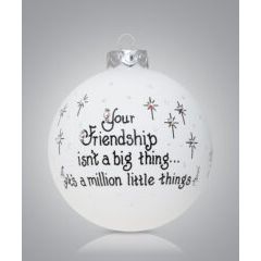 USA Made Painted Ornament - Zinnias Gift Boutique
