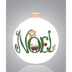 USA Made Painted Ornament - Zinnias Gift Boutique