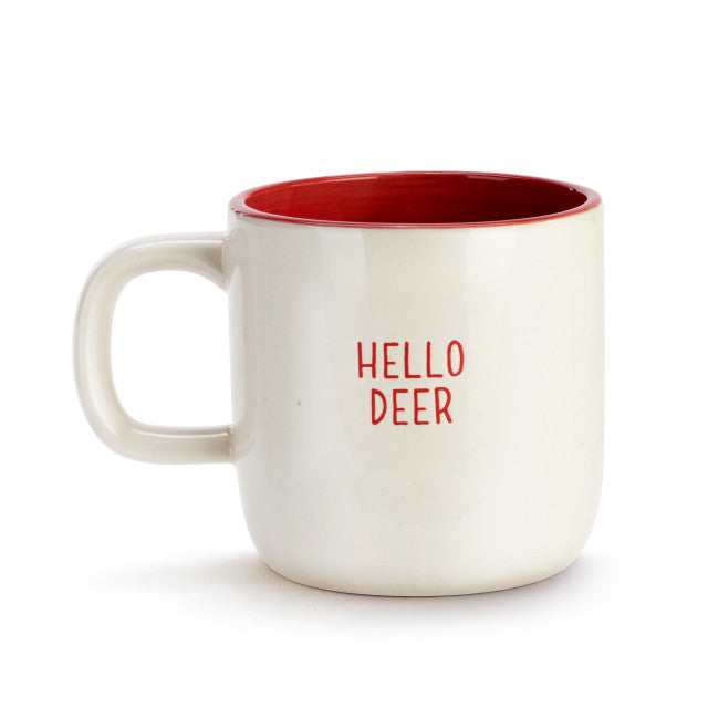 Ceramic Reindeer Mug - Zinnias Gift Boutique