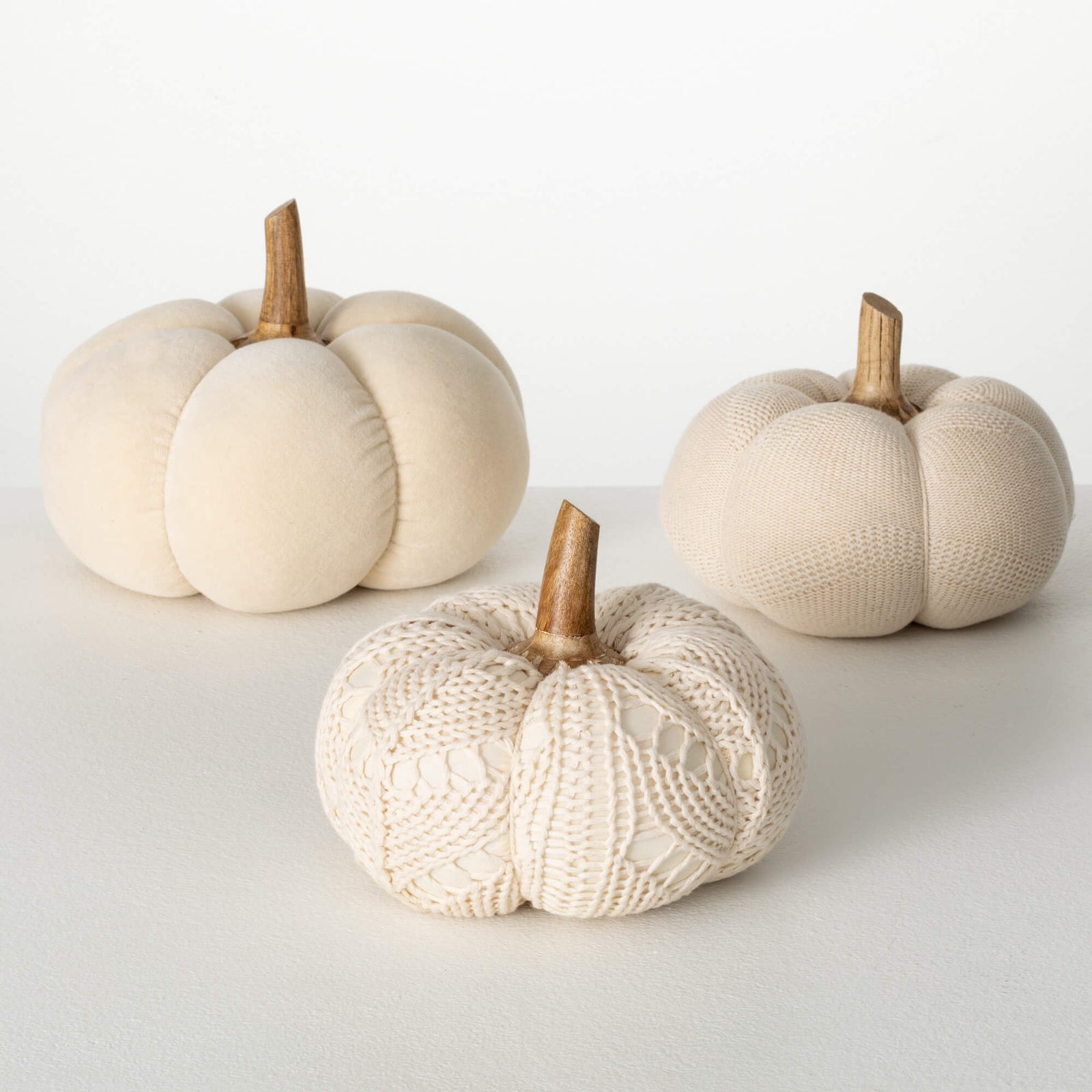 BOHO CREAM PLUSH PUMPKIN - Zinnias Gift Boutique