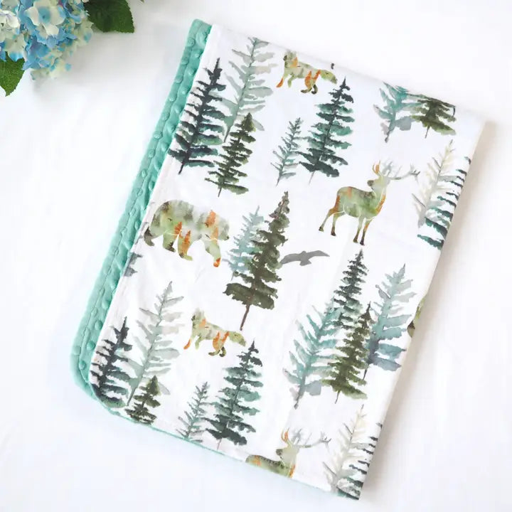 Baby Minky Blanket - Zinnias Gift Boutique