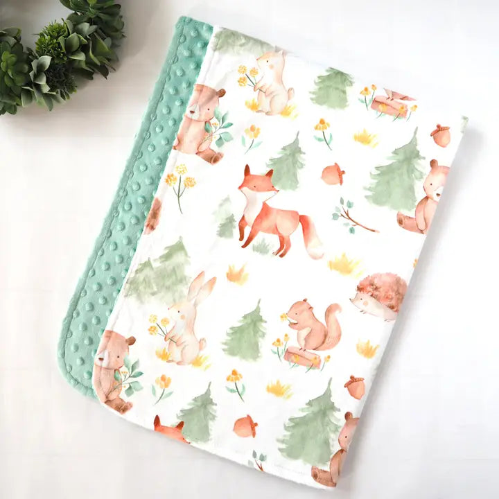 Baby Minky Blanket - Zinnias Gift Boutique