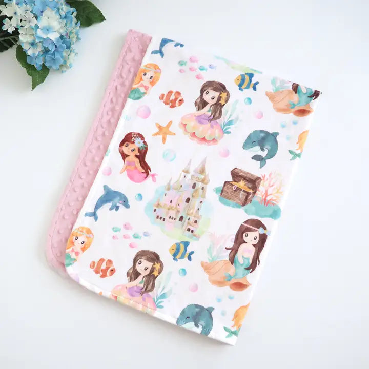 Baby Minky Blanket - Zinnias Gift Boutique