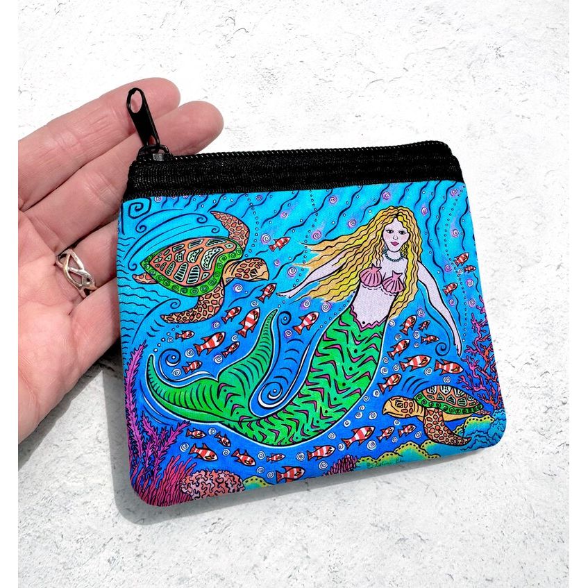 Artisan Crafted Coin Purse - Zinnias Gift Boutique