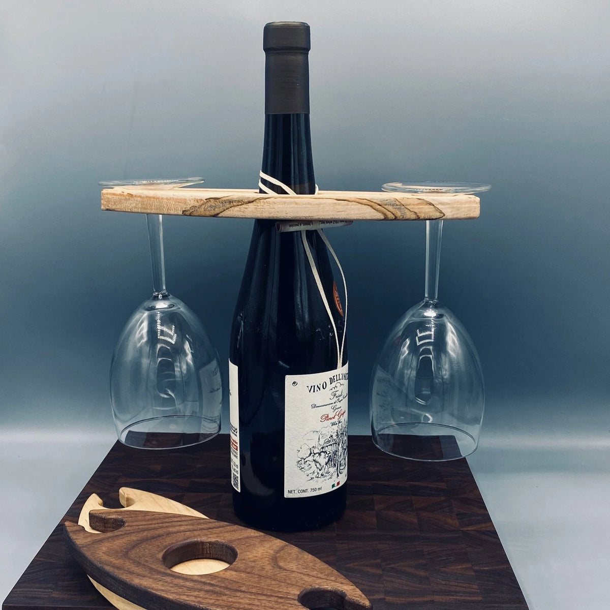 Wine Caddy Locally Crafted - Zinnias Gift Boutique