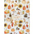 Autumn Nature Kitchen Towel - Zinnias Gift Boutique