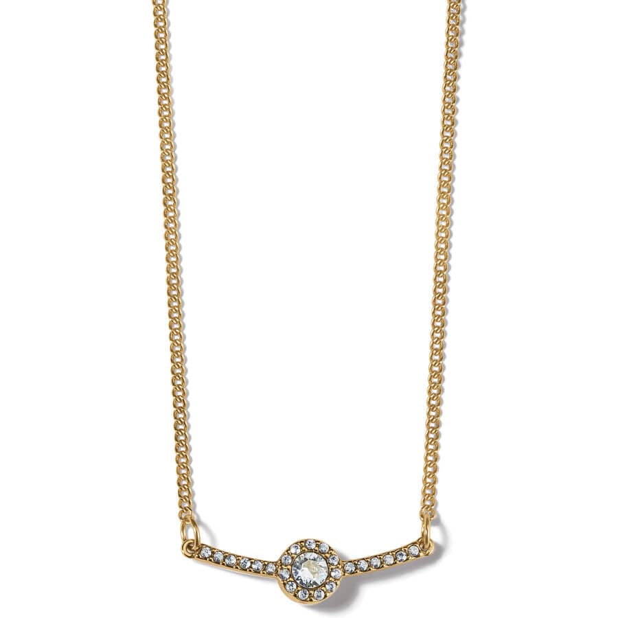 Illumina Bar Necklace Gold - Zinnias Gift Boutique