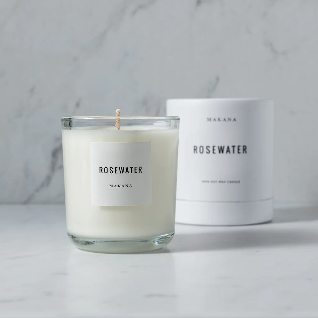 Rosewater- Classic Candle - Zinnias Gift Boutique
