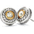 Sil/Gp/Stn Heiress Post Earrings - Zinnias Gift Boutique