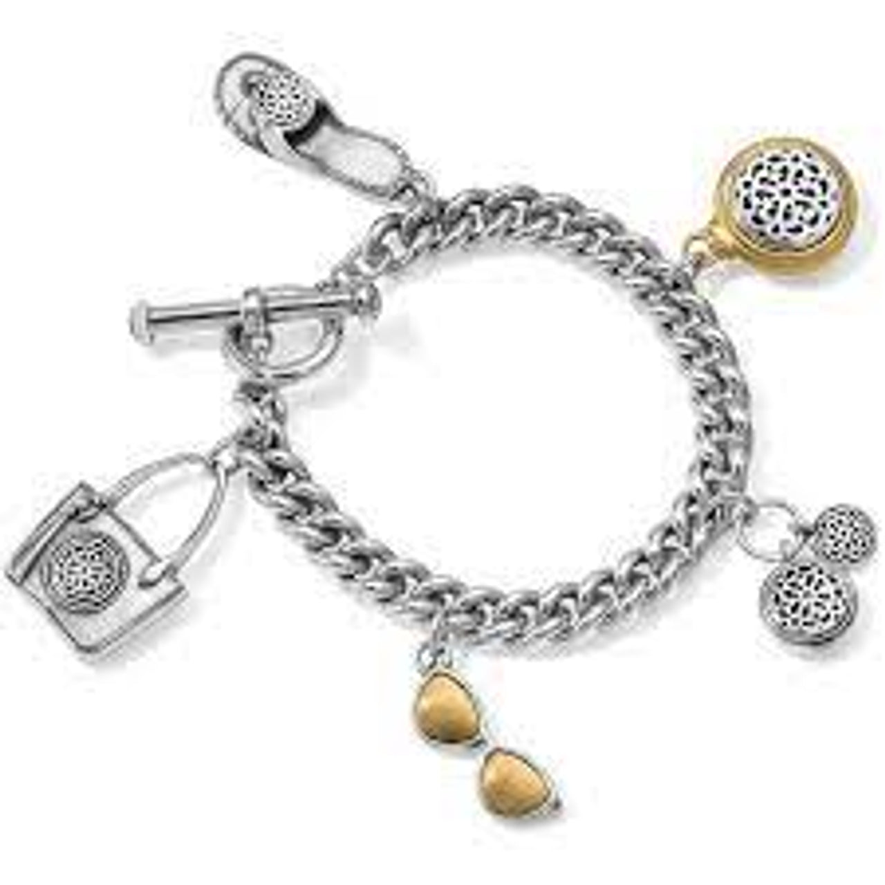 Ferrara Icon Toggle Charm Bracelet - Zinnias Gift Boutique