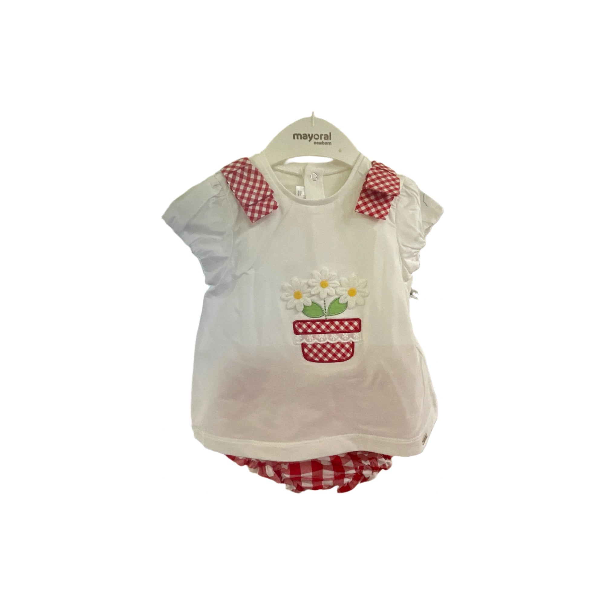 Flower pot top with bloomers - Zinnias Gift Boutique