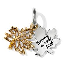 New Leaf Charm - Zinnias Gift Boutique