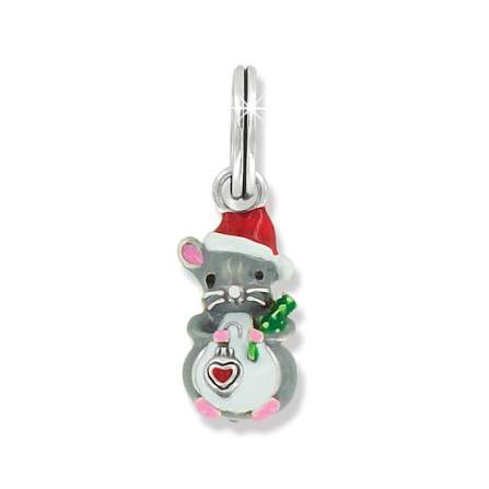 Christmas Mouse Charm - Zinnias Gift Boutique