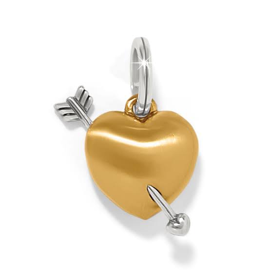 One Heart Arrow Charm - Zinnias Gift Boutique